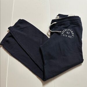 Abercrombie Vintage Sweats 90s Abercrombie & Fitch Navy Blue Sweats L